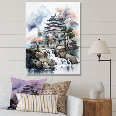 Bouddhisme, modèle en Chine, paysage III - art mural Chine