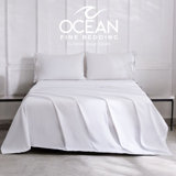 OCEAN FINE BEDDING Flatweave Sheet Set