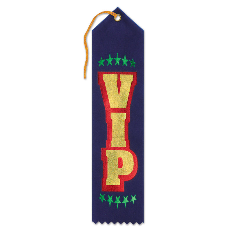 Ruban de récompense pour les personnalités - 2 po x 8 po - paquet de 6