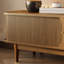 Mid-Century Modern Woven Rattan TV Stand, Fully Assembly-1648053932