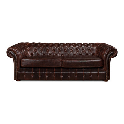 Reuben 91'' Leather Sofa