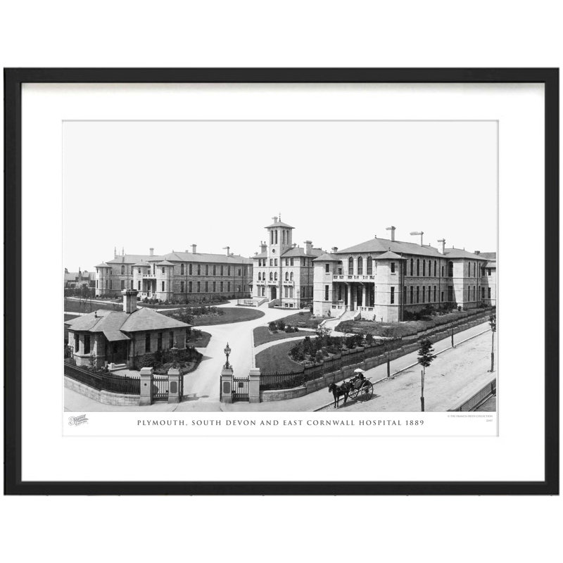 Plymouth, South Devon And East Cornwall Hospital 1889 by Francis Frith - Single Picture Frame Print