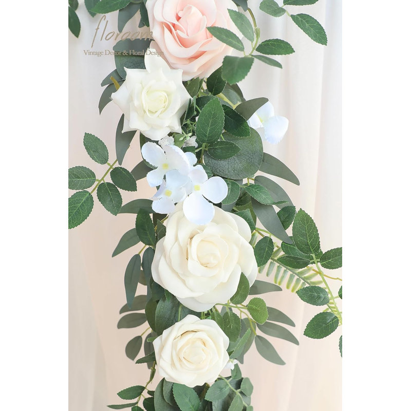 Guirlande artificielle 6 pi avec fleurs Eucalyptus