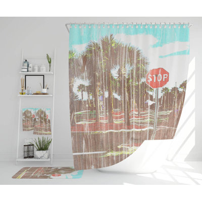 Natoria Polyester Shower Curtain Set