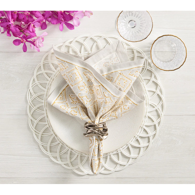 Flux Napkin Ring, Silver