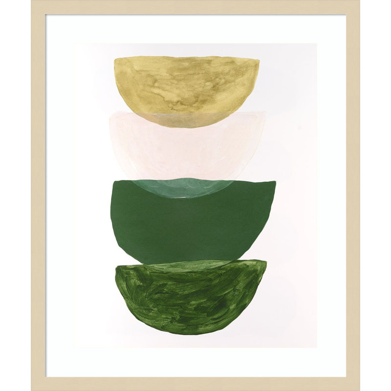 «Living Spectrum IV» par Wood, reproduction d'art encadrée, H 25 po x l 21 po