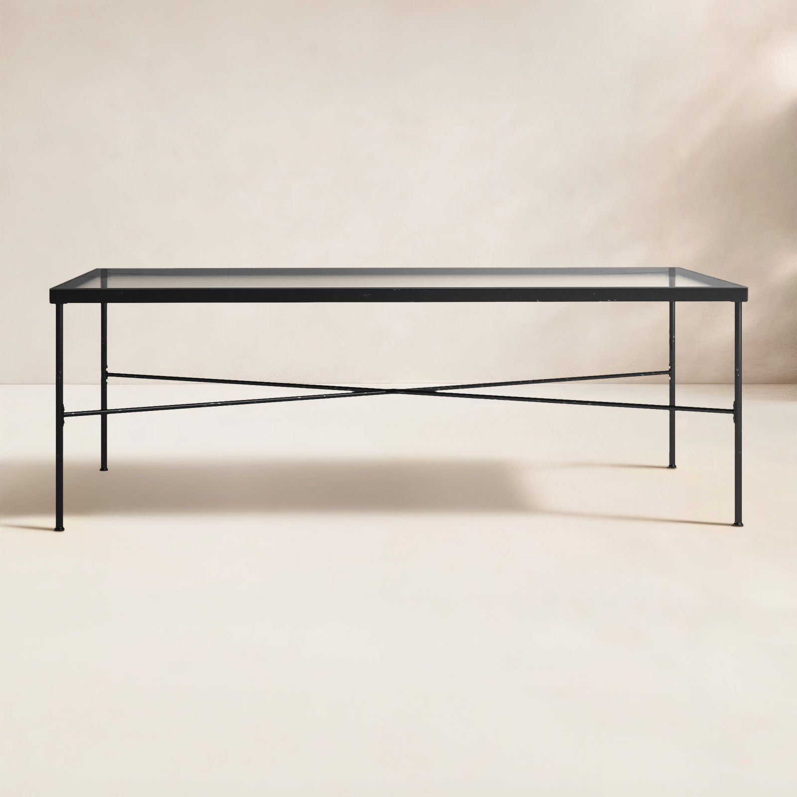 Lucier Dining Table, 29" H x 44" W x 84" L 