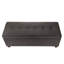 Banc de rangement à couvercle rabattable en tissu d'ameublement Lalonde-29620457-31230749