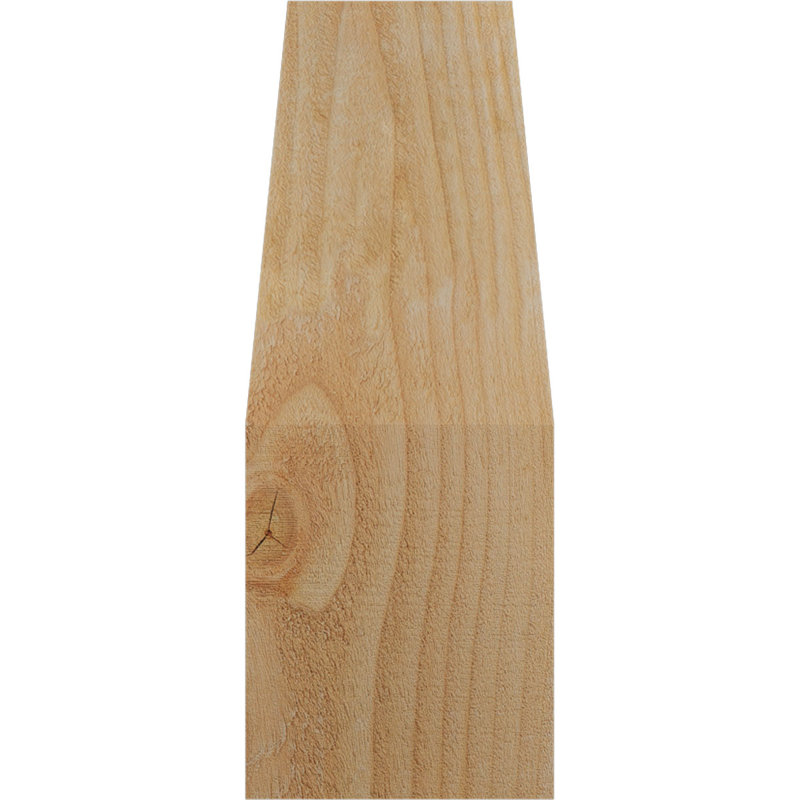 Attelle impériale du genou, Sapin de Douglas, Brute, H 18 po x l 6 po x P 10 po