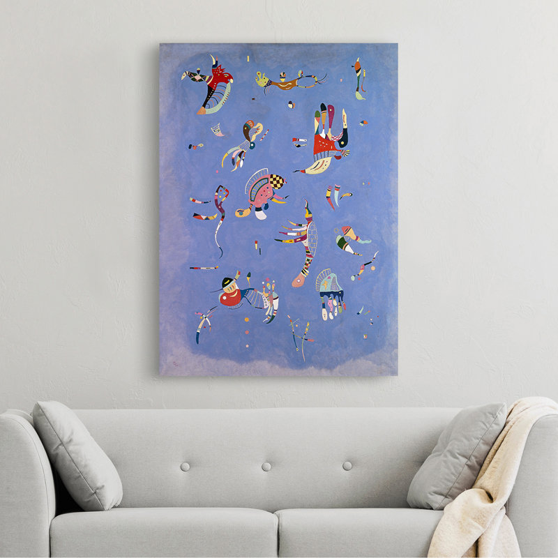 Blue Sky by Wassily Kandinsky - Wrapped Canvas Painting, 80cm H x 60cm W x 4m D
