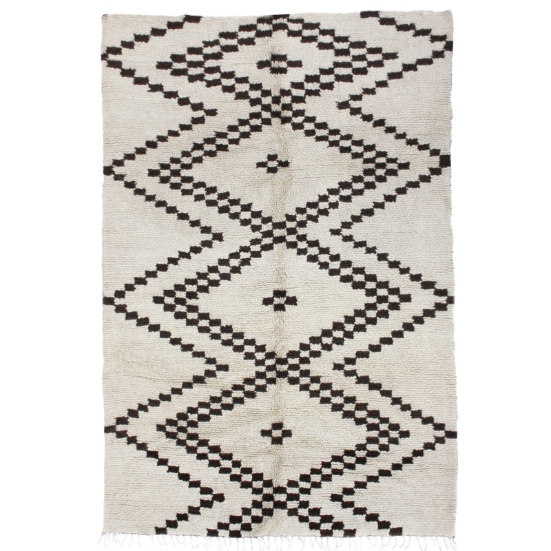One-of-a-Kind Rectangle 6'3" X 8'5" Hand Loomed Area Rug