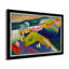 Murnau Mountain Landscape with Church, 1910 - Wassily Kandinsky - Toile encadrée sur mesure-1153110365-1153110357-1153110359