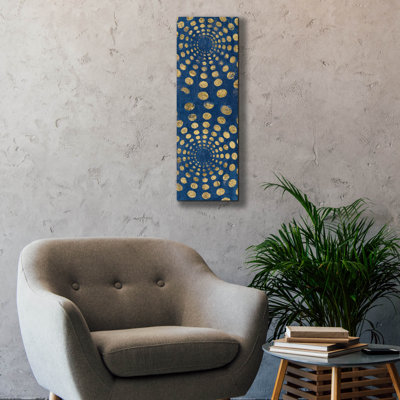  «Juxtapose 2 Panel 3» par Cheryl Warrick, art mural sur toile, 12 po x 36 po