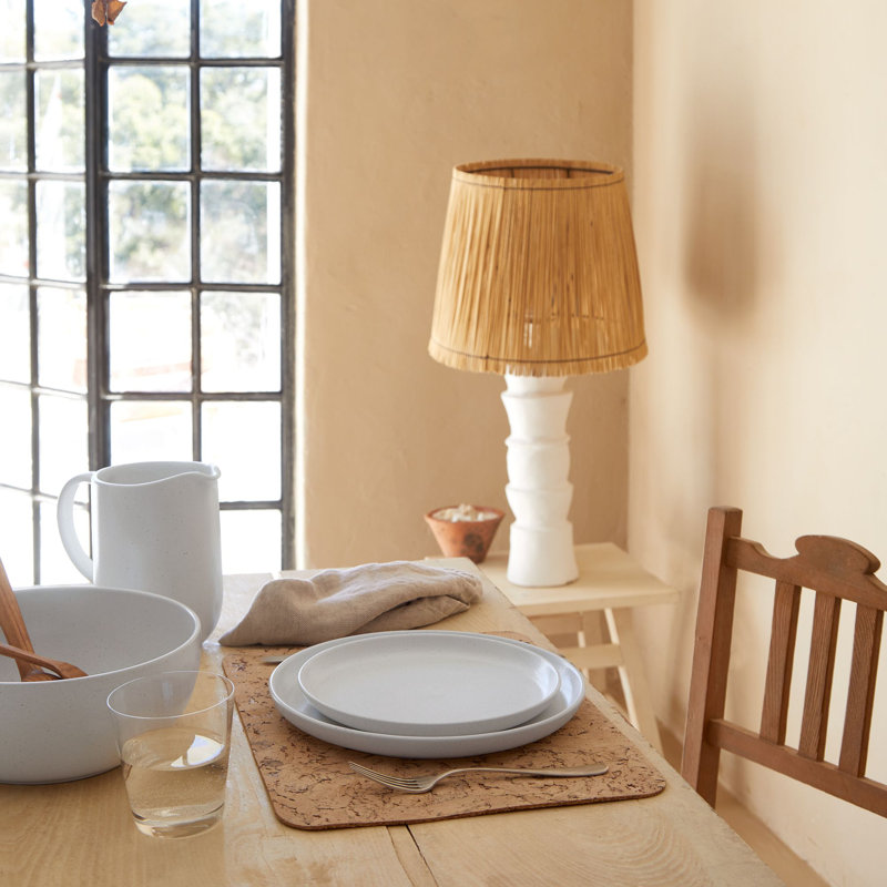 Casafina Pacifica Stoneware Salad/Dessert Plate, White