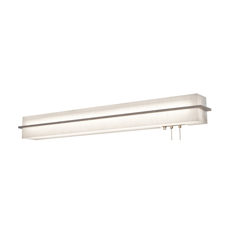 Leeroy 2 lumières, Brun, H 4,38 po x l 38 po x P 4 po