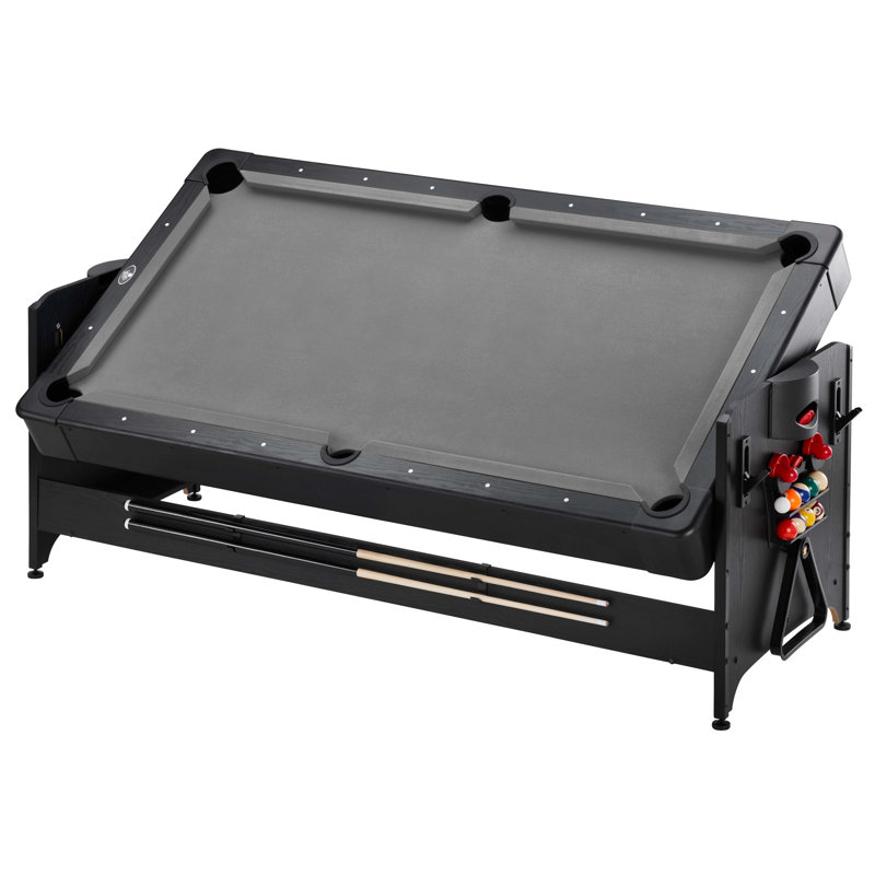 Fat Cat Original 3 in 1 87 Pockey Multi-Game Table, Gray