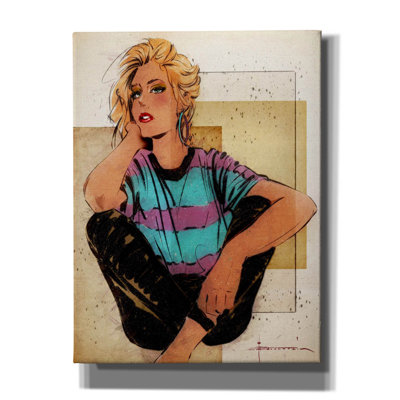 «I'm Listening» par TM Borenstein, art mural sur toile