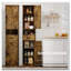 Grande armoire de rangement étroite avec portes de grange-634232127