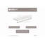 Ensemble de 3 tablettes modulaires avec barre de rangement 36,02 po