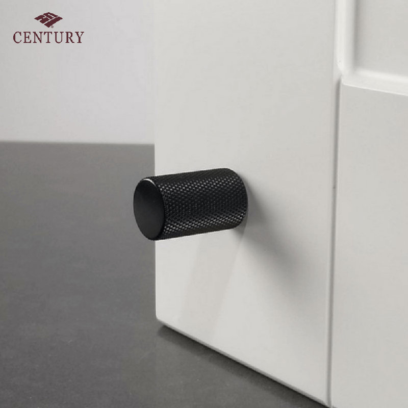 Poignée cylindrique de 11/16 po de diamètre Echo, Noir mat