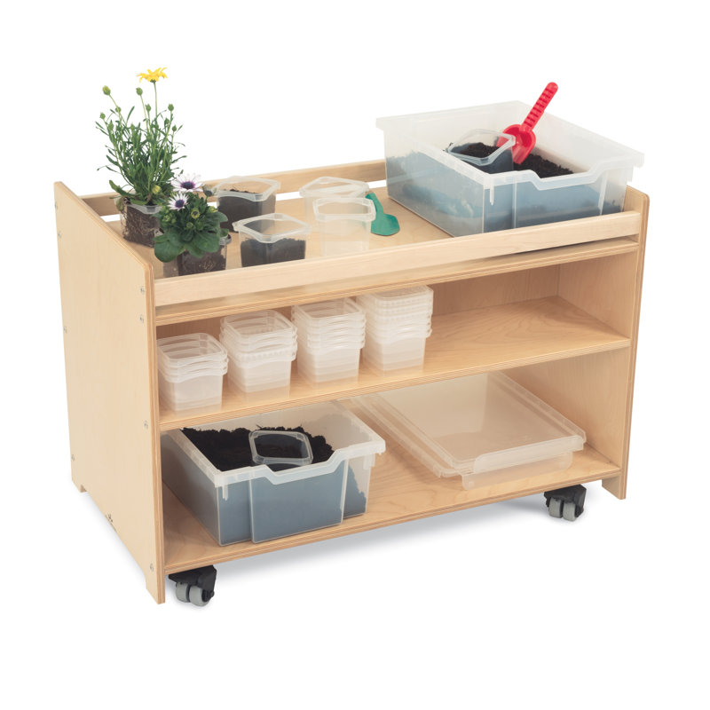Charte d’apprentissage mobile pour jardin avec roues