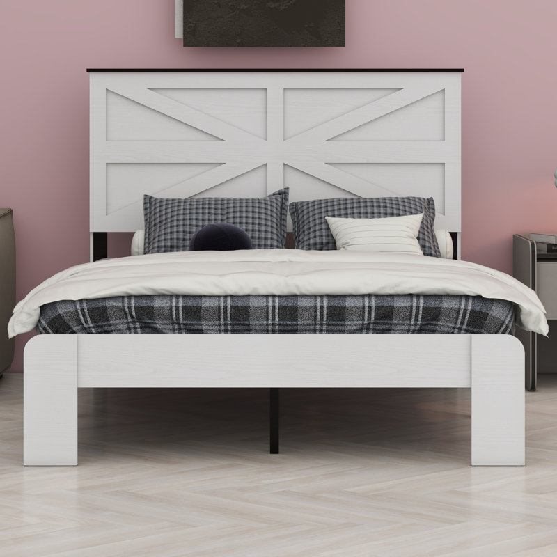 Tête de lit, tête de lit en bois, grand rangement sous le lit