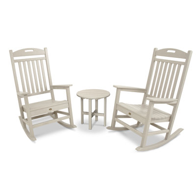 POLYWOOD Yacht Club Rocker 3-Piece Set by Trex Outdoor