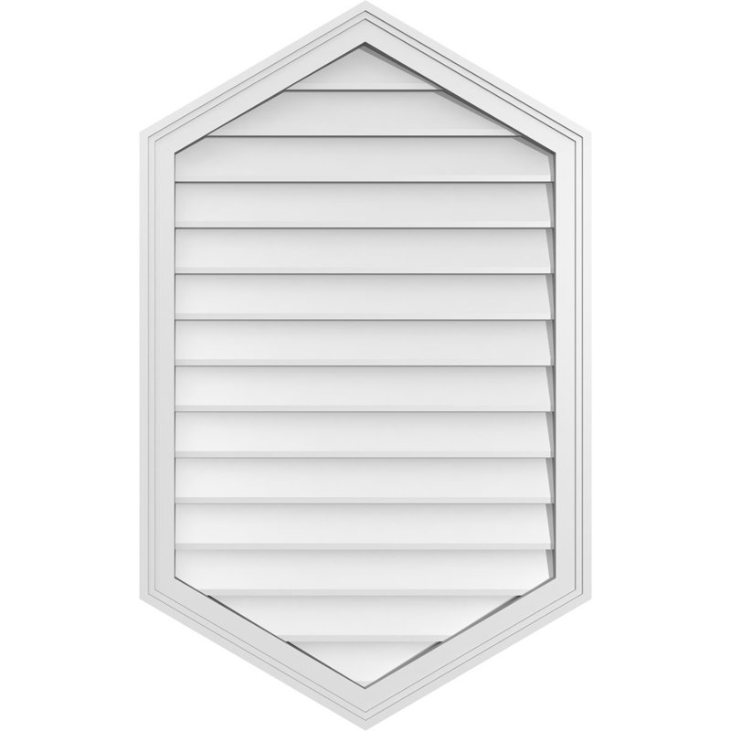 Ventilé vertical à pignon vertical 7/12 po, H 1,5 po x l 26 po x L 42 po