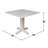Lesha Dual Drop Leaf Solid Wood Dining Table-391909387