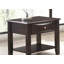 Table de bout simple en bois au look moderne
