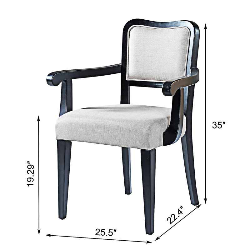 Fauteuils rembourrés (ensemble de 2), Noir