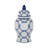 Cinya Stoneware Ceramic Decorative Lidded Jar with Classic Design - Elegant Accent Piece for Home Decor-89110053