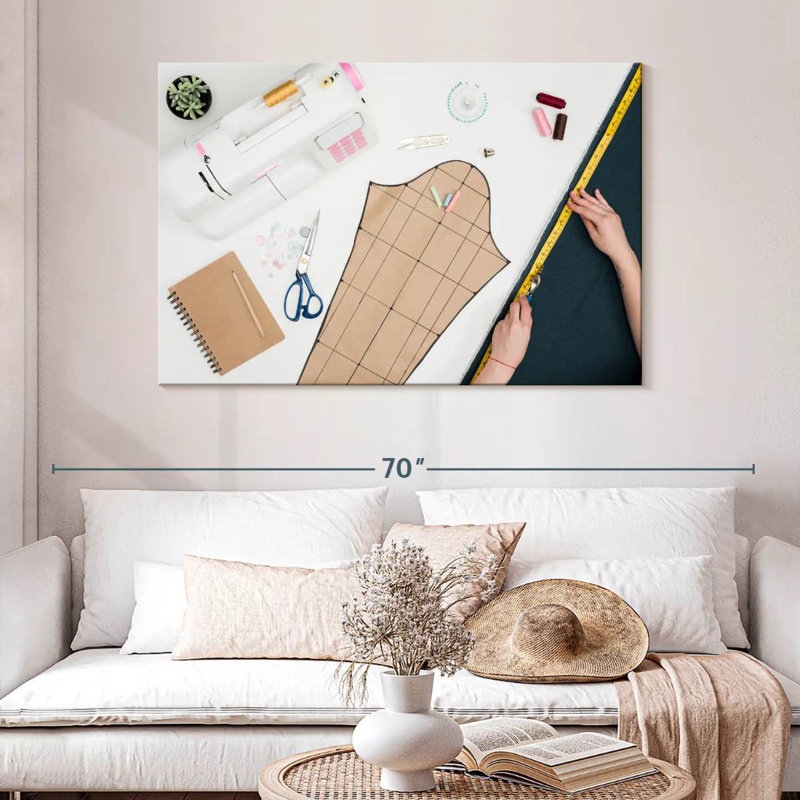Senne Process Of Dressmaking, 32" H x 48" W