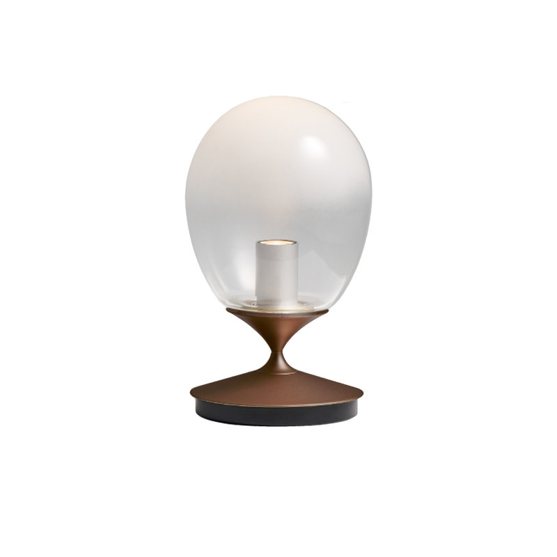 Lampe de table Mist Led, H 11 po x l 6,3 po x P 6,3 po, Bronze