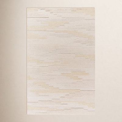 Hand-Tufted Geometric Accent Rug