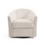 Upholstered Swivel Barrel Chair-1758226950