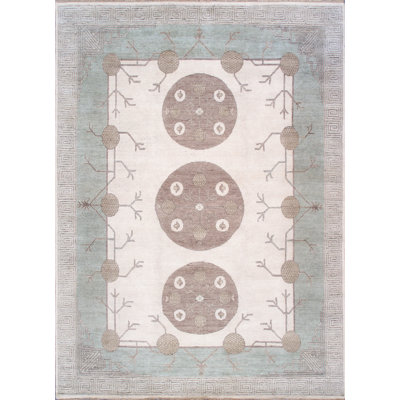 Khotan Hand Knotted Wool Oriental Indoor Rug