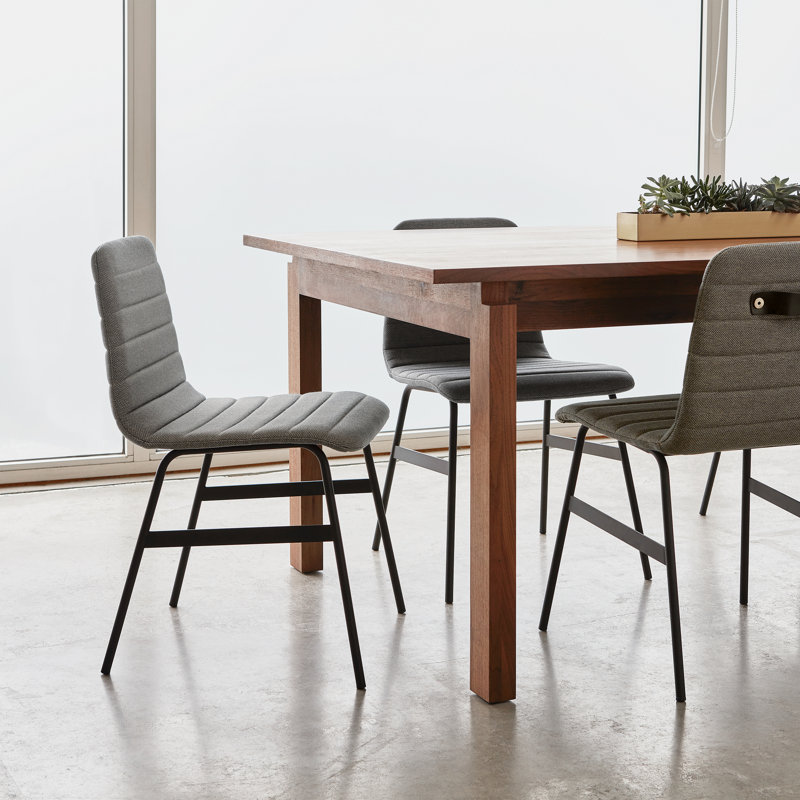 Lecture Upholstered Dining Chair, Pixel Shale
