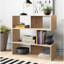 Bibliothèque géométrique H 35 "x l 37"-2009827148