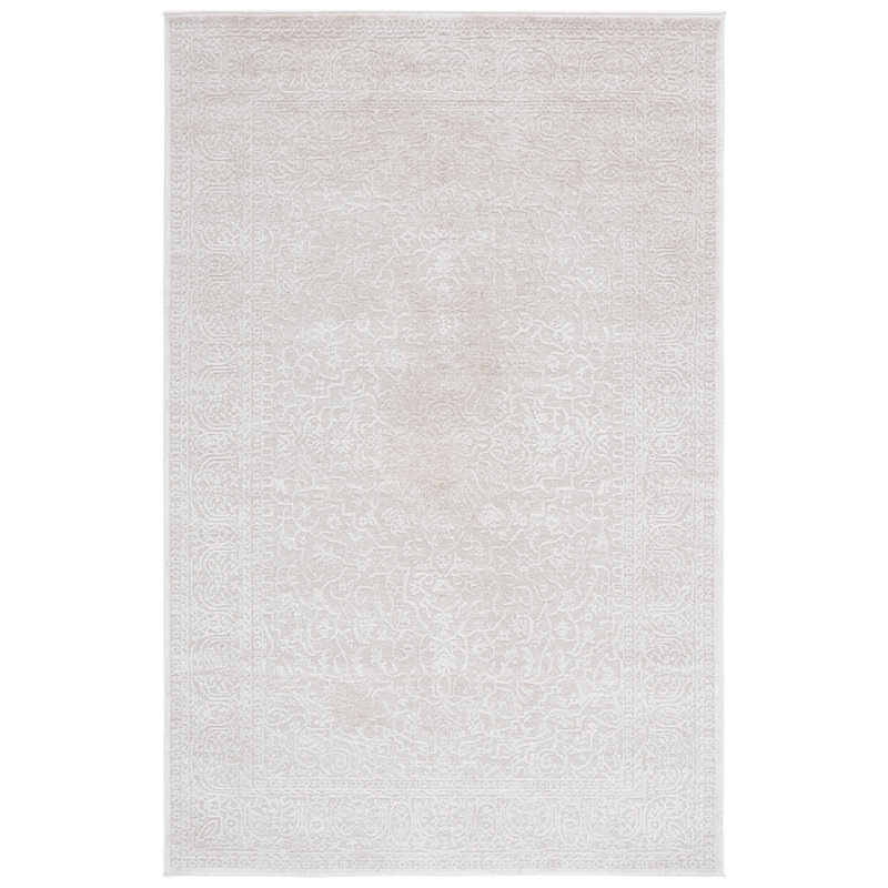 Reflection Traditional Area Rug In Creme / Ivory, Rectangle 122 x 183 cm