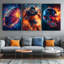 Framed Wall Art on Canvas