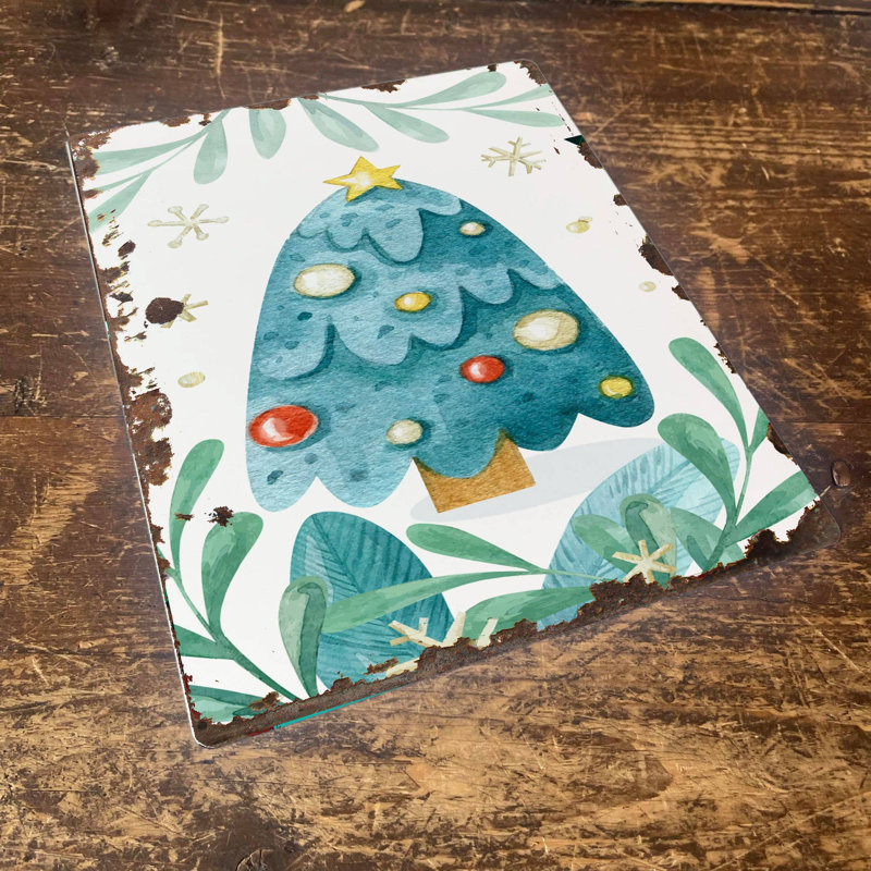 Handmade Landscape & Nature Wall Decor on Metal, 80cm H x 60cm W