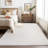 White Washable Shag Area Rugs Non-Slip Fluffy Shag Plush Fuzzy Shaggy Rug for Living Room, Bedroom, Home Decor-12948085