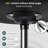 Square PU Leather Stool, Height Adjustable 360 Swivel Stool With Wheels, 300LB Capacity For Salon SPA Bar