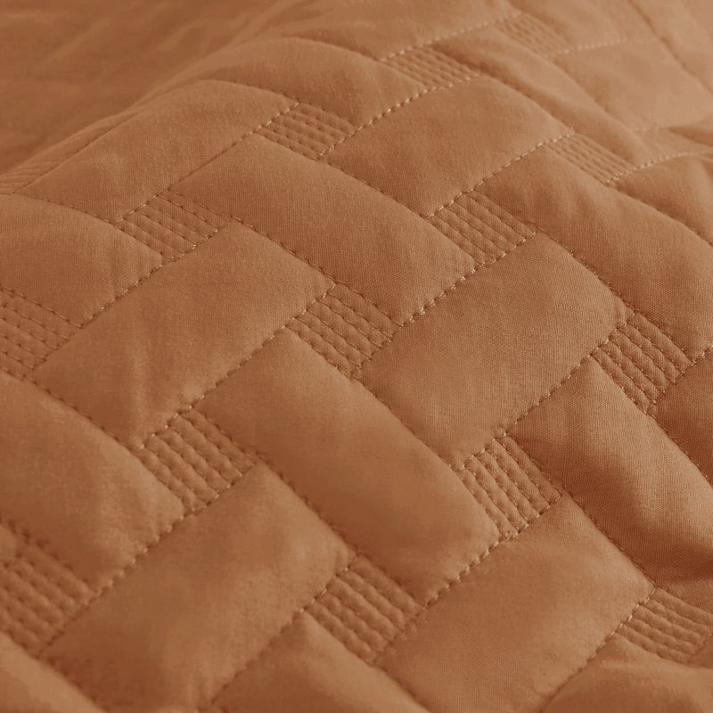 Couverture matelassée Best vendeur - motif tissé texturé, couvre-lit léger Airy, 85 g / m², Marine