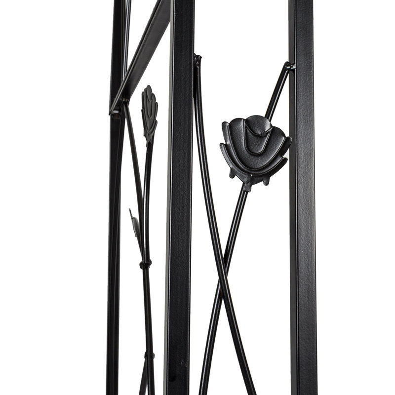 59'' W x 15.4'' D Metal Arbor in Black
