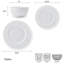 Claire 12-Piece Bone China Dinnerware Set, Service for 4