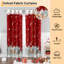 Ensemble de rideaux en velours occultant 52 x 63 pouces Christmas, Christmas-162540593