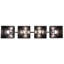 Luminaire suspendu 4 lumières Stefano