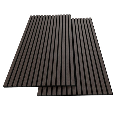 2 panneaux muraux en bois de 47,4 po x 23,6 po, panneaux d'insonorisation décoratifs pour murs et plafonds, conception à lattes 3D
